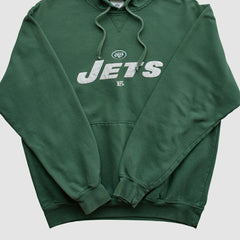 New York Jets NFL 2000s Hooded Pullover Sweatshirt - Green Vintage - Fanatics