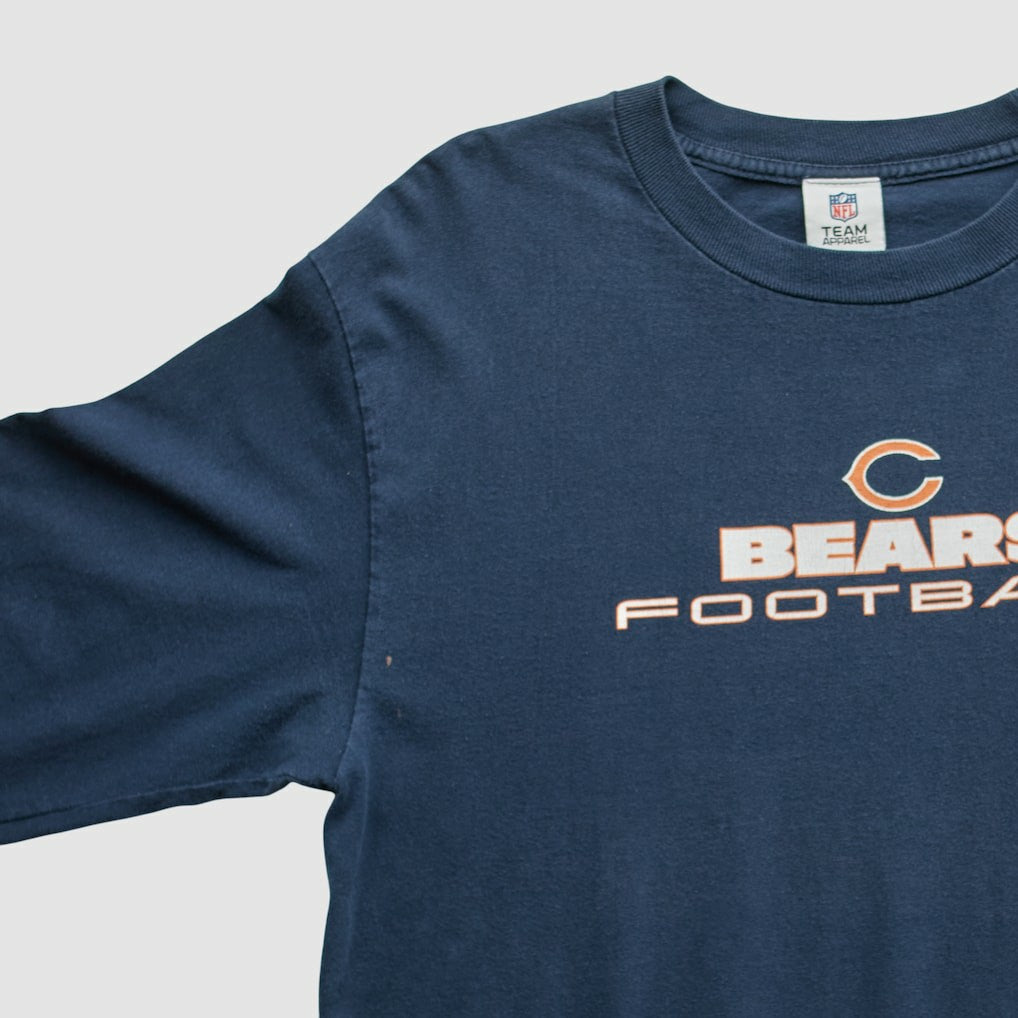 Chicago Bears NFL 2010s Long Sleeve T-shirt - Navy Vintage - Fanatics