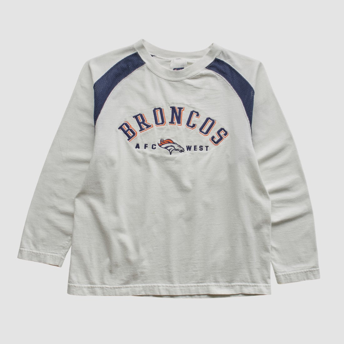 Denver Broncos CSA 90s Long Sleeve T-shirt - White Vintage - Fanatics