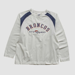 Denver Broncos CSA 90s Long Sleeve T-shirt - White Vintage - Fanatics
