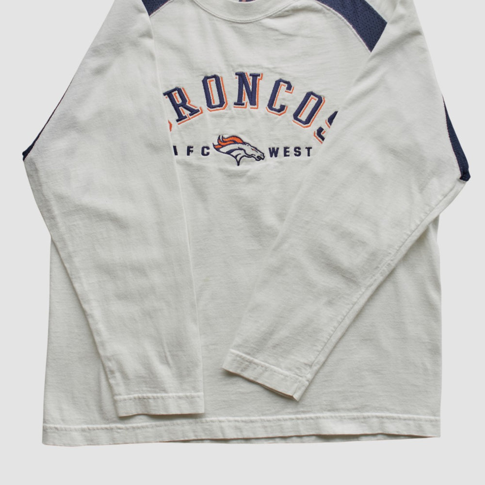 Denver Broncos CSA 90s Long Sleeve T-shirt - White Vintage - Fanatics