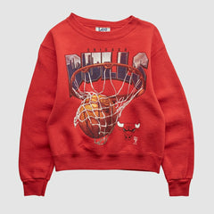 Vintage Chicago Bulls Lee Apparel 90s Pullover Sweatshirt Red