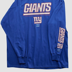 New York Giants NFL 2010s Long Sleeve T-shirt - Blue Vintage - Fanatics
