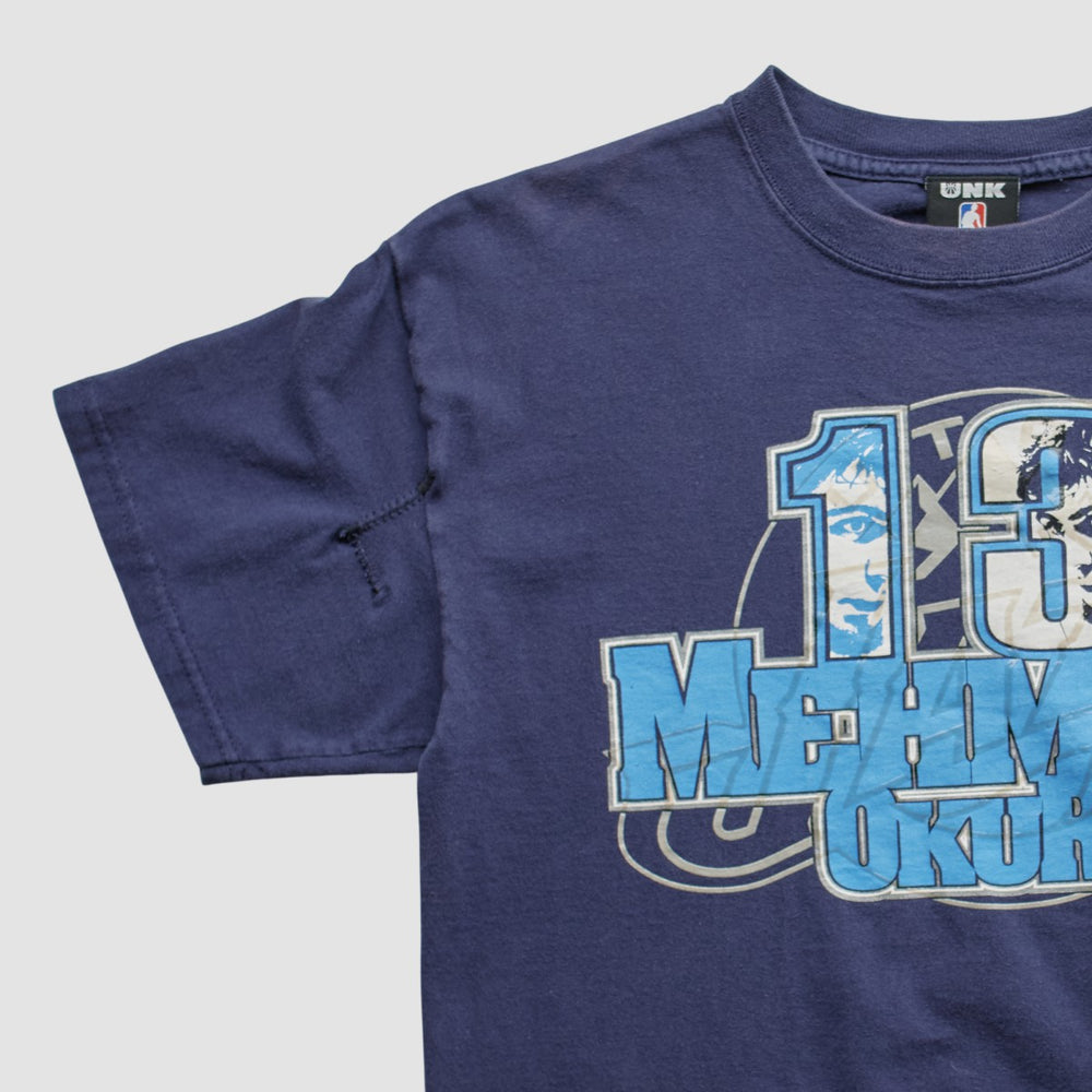 Vintage Mehmet Okur UNK 2000s T-shirt Navy