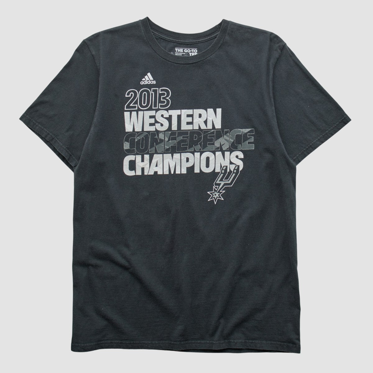 Adidas San Antonio Spurs 2013 T-shirt Black Vintage