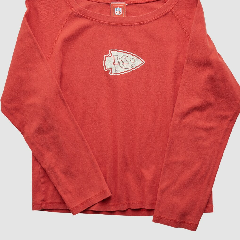 Kansas City Chiefs NFL 2000s Long Sleeve T-shirt - Red Vintage - Fanatics