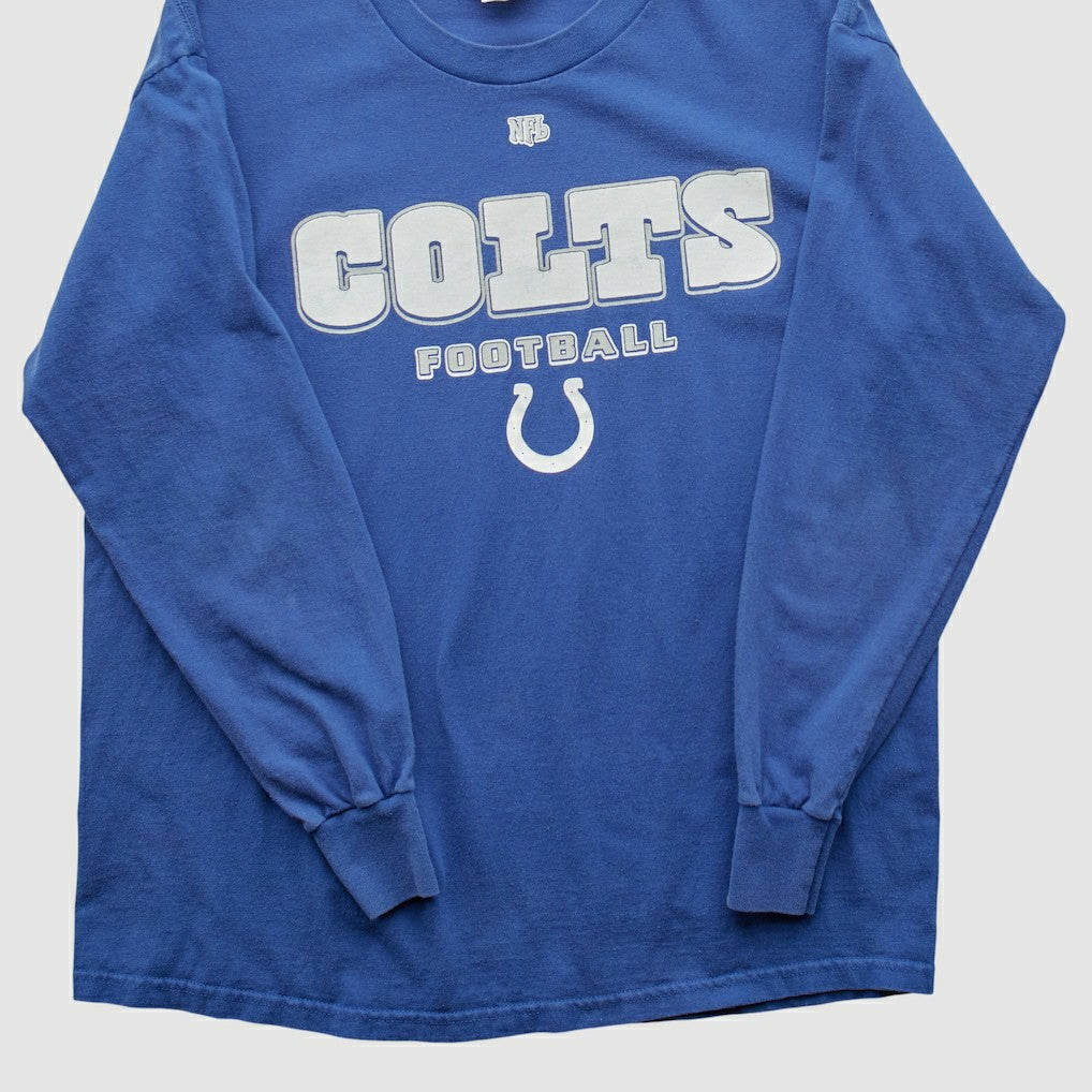 Indianapolis Colts NFL 2000s Long Sleeve T-shirt - Blue Vintage - Fanatics