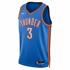 Nike Jared McCain Oklahoma City Thunder Unisex Swingman Jersey Icon Edition Blue