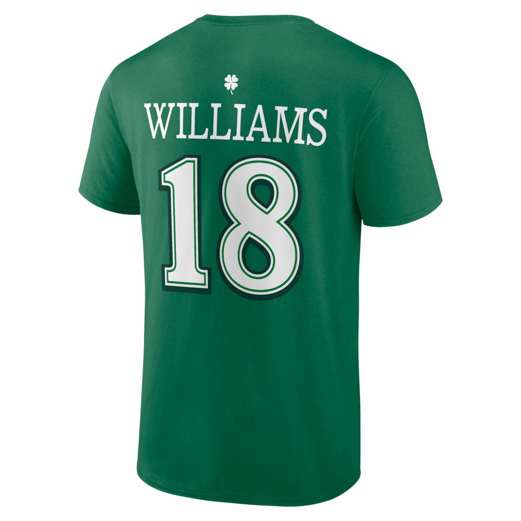 Caleb Williams Chicago Bears St. Patrick's Day Icon Name & Number T-Shirt - Green - NFL