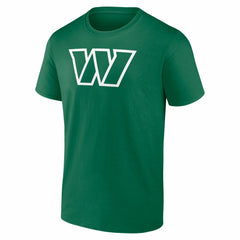 Jayden Daniels Washington Commanders St. Patrick's Day Icon Name & Number T-Shirt - Green - NFL