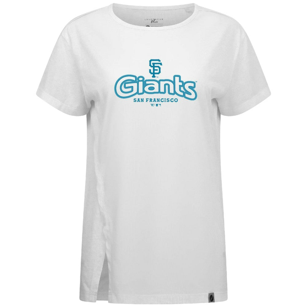 San Francisco Giants Levelwear Women's Blue Haven Influx Cornerstone T-Shirt Online