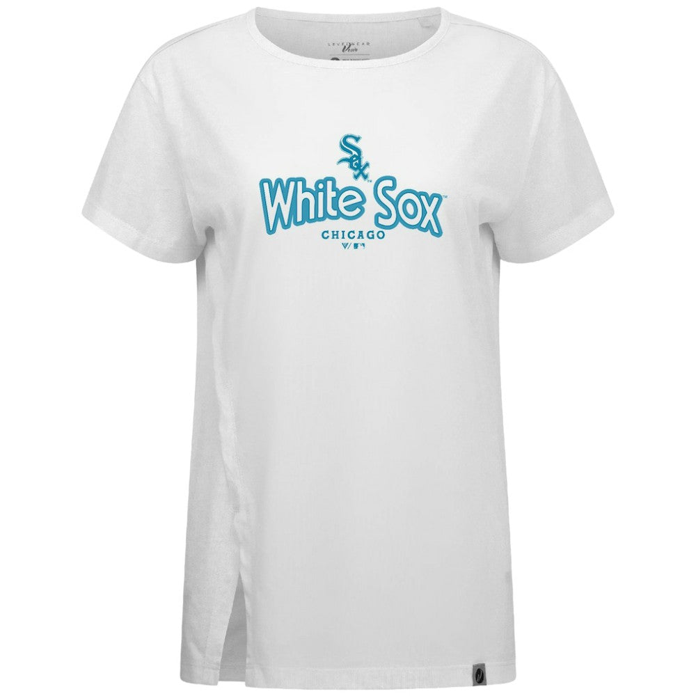 Chicago White Sox Levelwear Women's Blue Haven Influx Cornerstone T-Shirt Sale