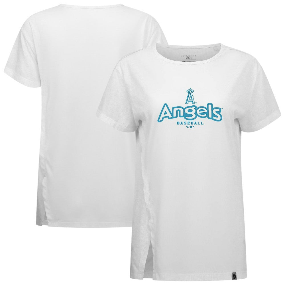Los Angeles Angels Levelwear Women's Blue Haven Influx Cornerstone T-Shirt Near Me