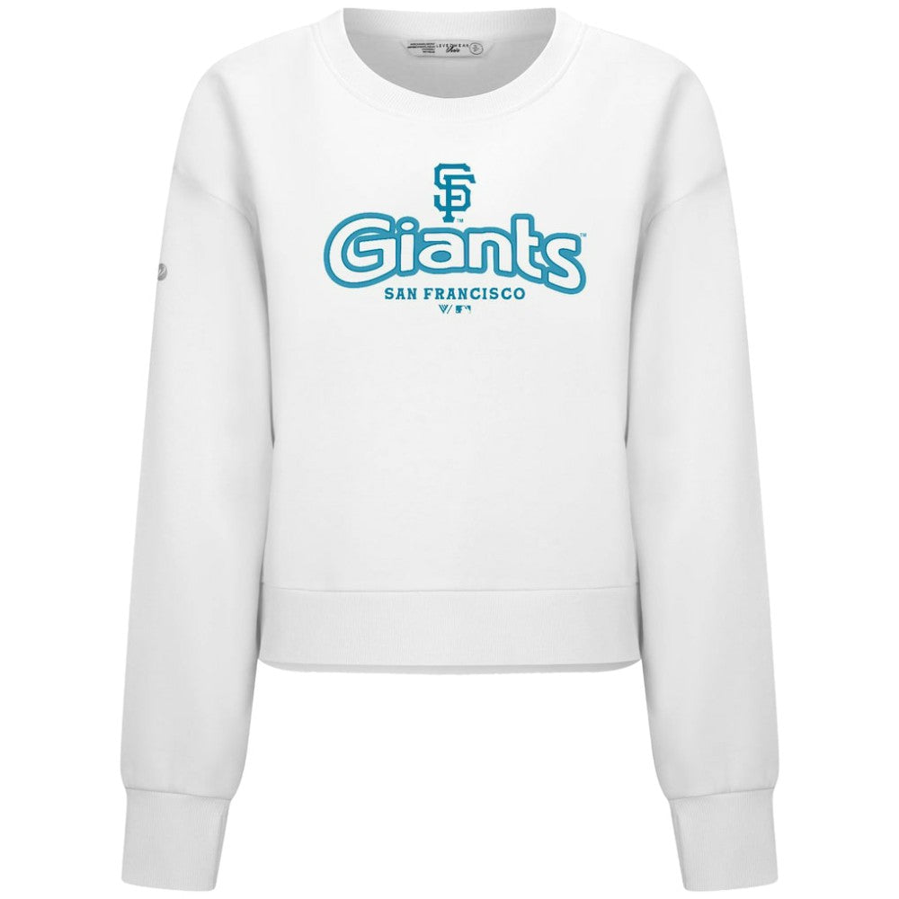 San Francisco Giants Levelwear Women's Judd Cornerstone Cropped Sweatshirt Outlet