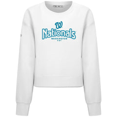 Washington Nationals Levelwear Women's Judd Cornerstone Cropped Sweatshirt Near Me