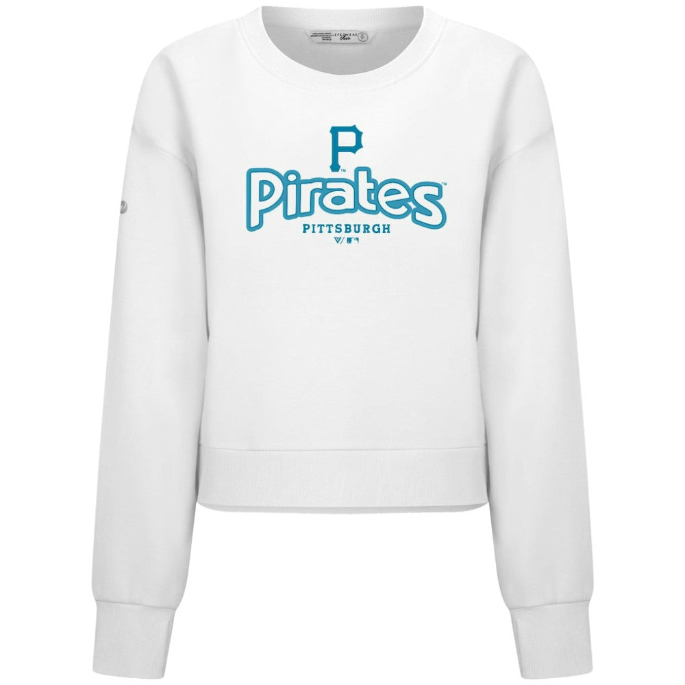 Pittsburgh Pirates Levelwear Women's Judd Cornerstone Cropped Sweatshirt Near Me