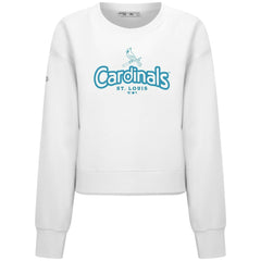 St. Louis Cardinals Levelwear Women's Judd Cornerstone Cropped Sweatshirt Discount