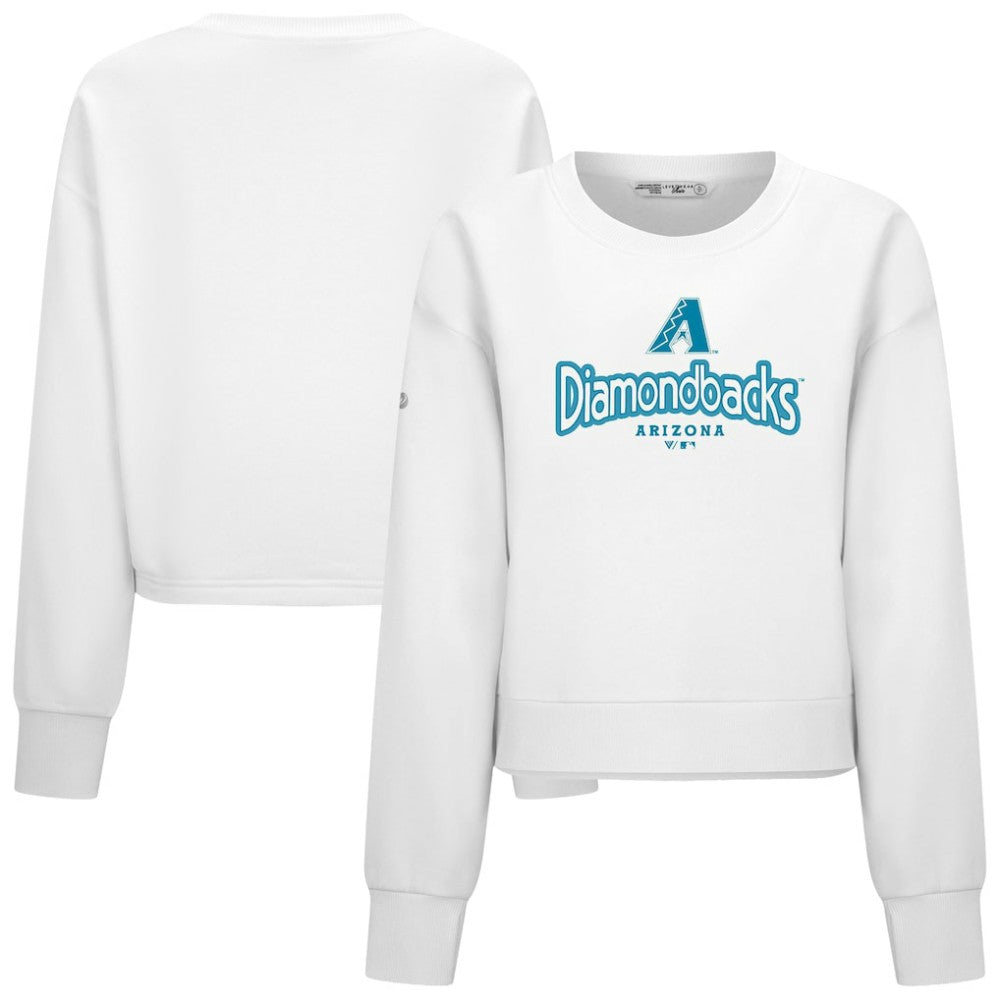 Arizona Diamondbacks Levelwear Women's Judd Cornerstone Cropped Sweatshirt Discount