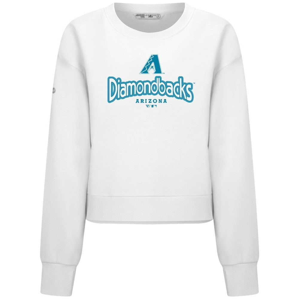Arizona Diamondbacks Levelwear Women's Judd Cornerstone Cropped Sweatshirt Discount