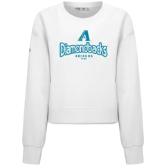 Arizona Diamondbacks Levelwear Women's Judd Cornerstone Cropped Sweatshirt Discount