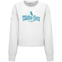 Chicago White Sox Levelwear Women's Judd Cornerstone Cropped Sweatshirt Outlet