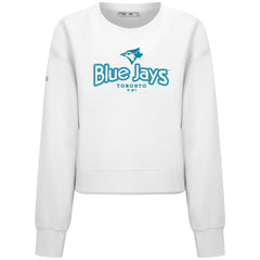 Toronto Blue Jays Levelwear Women's Judd Cornerstone Cropped Sweatshirt Outlet