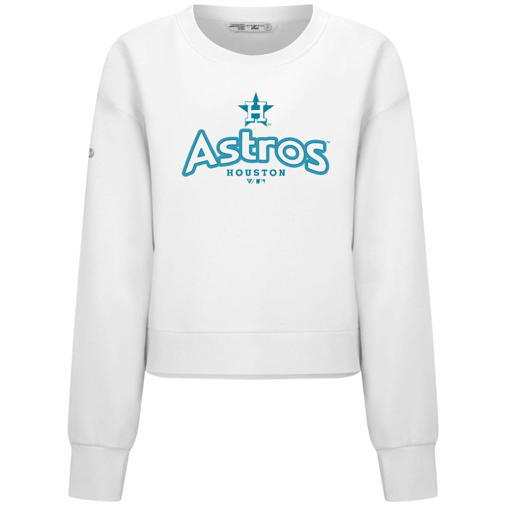 Houston Astros Levelwear Women's Judd Cornerstone Cropped Sweatshirt for sale