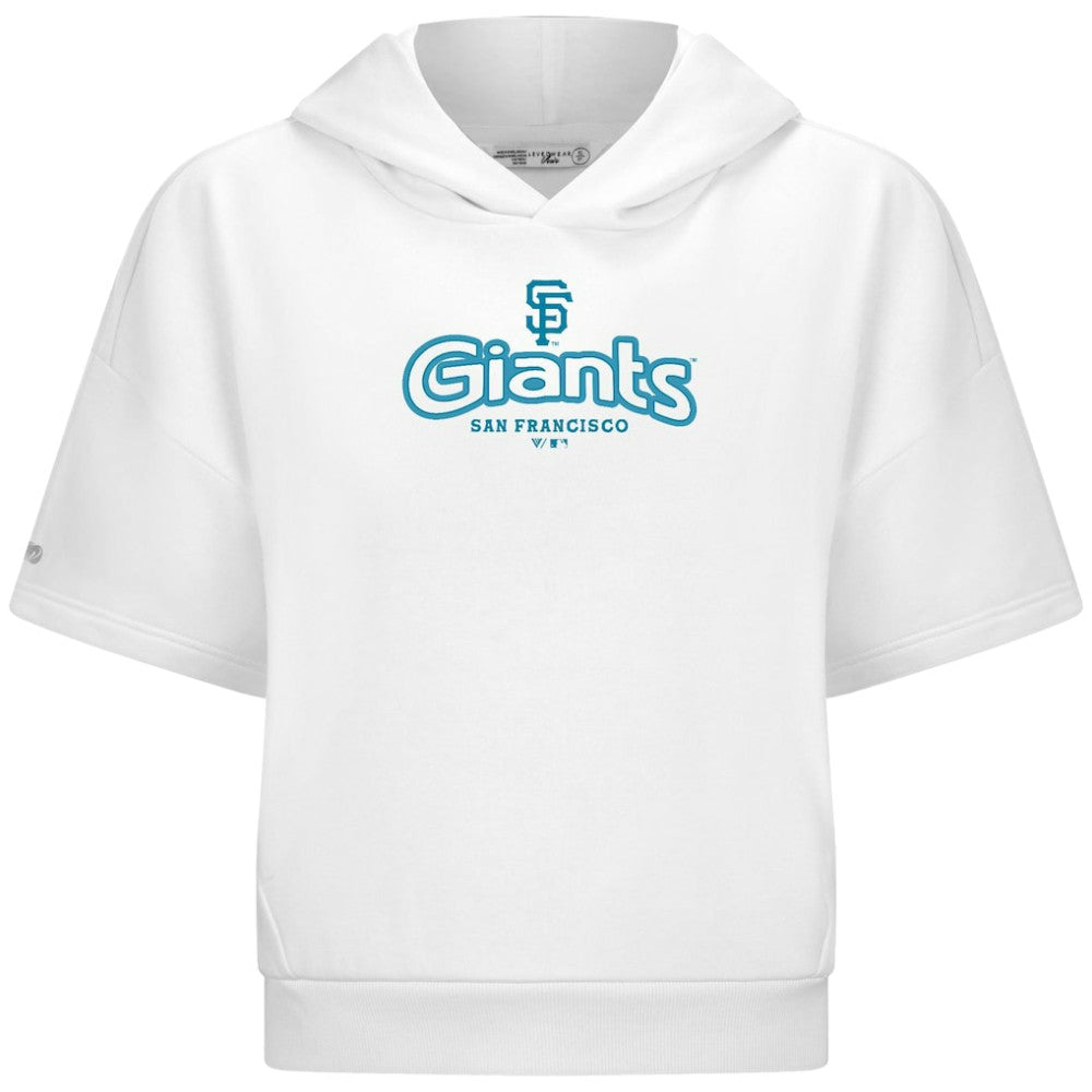 San Francisco Giants Levelwear Women's Amber Short Sleeve Cornerstone Hoodie Sale