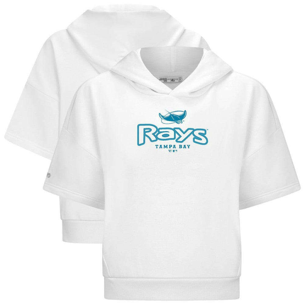 Tampa Bay Rays Levelwear Women's Amber Short Sleeve Cornerstone Hoodie for sale