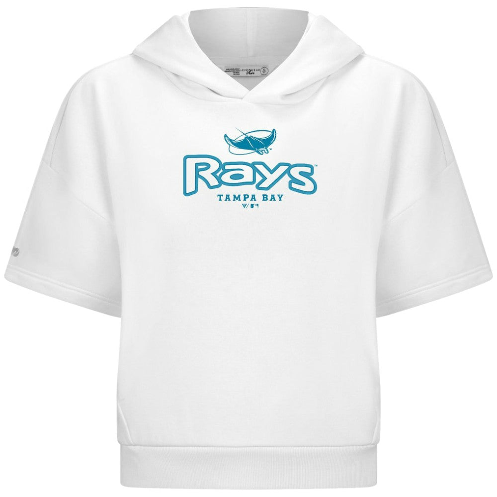 Tampa Bay Rays Levelwear Women's Amber Short Sleeve Cornerstone Hoodie for sale