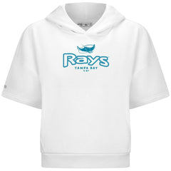 Tampa Bay Rays Levelwear Women's Amber Short Sleeve Cornerstone Hoodie for sale