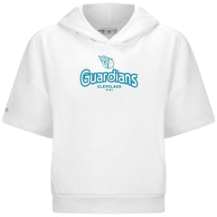 Cleveland Guardians Levelwear Women's Amber Short Sleeve Cornerstone Hoodie for sale