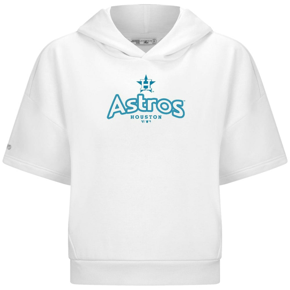 Houston Astros Levelwear Women's Amber Short Sleeve Cornerstone Hoodie for sale