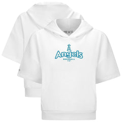 Los Angeles Angels Levelwear Women's Amber Short Sleeve Cornerstone Hoodie Discount