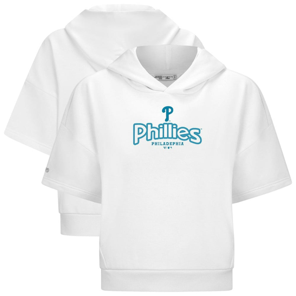 Philadelphia Phillies Levelwear Women's Amber Short Sleeve Cornerstone Hoodie Near Me
