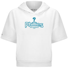 Philadelphia Phillies Levelwear Women's Amber Short Sleeve Cornerstone Hoodie Near Me