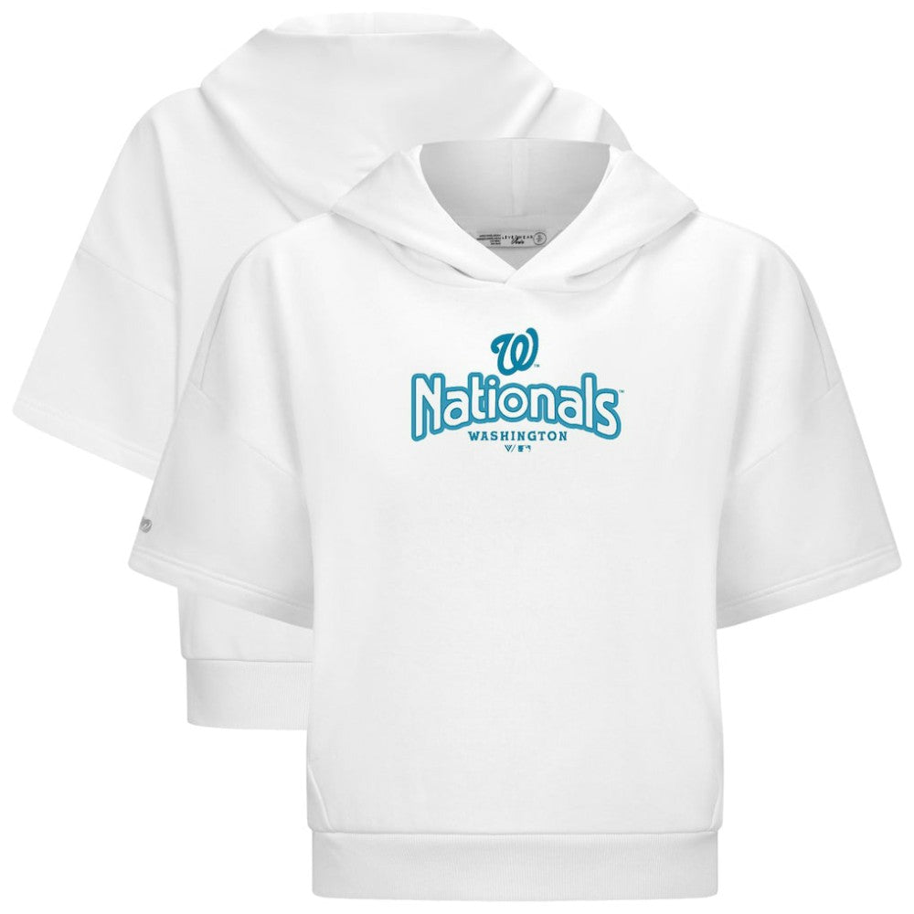 Washington Nationals Levelwear Women's Amber Short Sleeve Cornerstone Hoodie Online