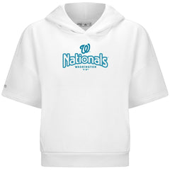 Washington Nationals Levelwear Women's Amber Short Sleeve Cornerstone Hoodie Online