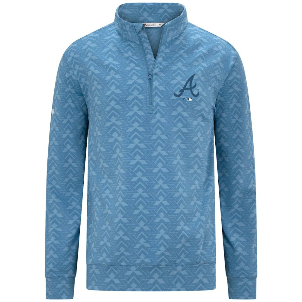 Atlanta Braves Levelwear Chameleon Quarter-Zip Pullover Discount