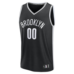 Fanatics Brooklyn Nets Fast Break Custom Jersey Icon Edition Black