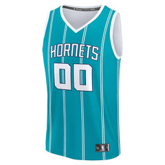 Fanatics Charlotte Hornets Fast Break Custom Jersey Icon Edition Teal