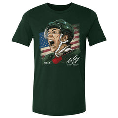 Matthew Boldy US Men's Hockey 500 Level Flag T-Shirt - Green | NHL Clearance