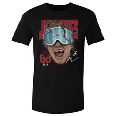 Jack Hughes US Men's Hockey 500 Level Goggles T-Shirt - Black | NHL on sale