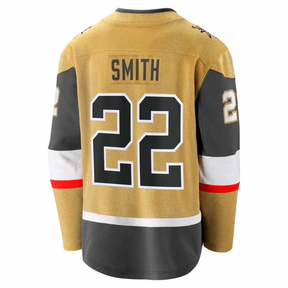 Cole Smith Vegas Golden Knights Fanatics Home Breakaway Jersey - Gold | Fanatics Lifestyle