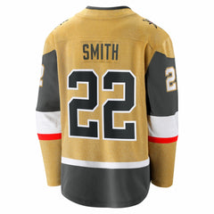 Cole Smith Vegas Golden Knights Fanatics Home Breakaway Jersey - Gold | Fanatics Lifestyle