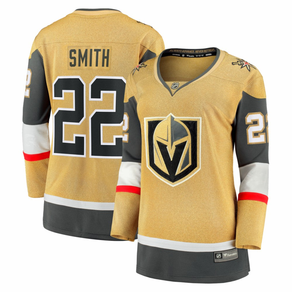 Cole Smith Vegas Golden Knights Fanatics Women's Home Breakaway Jersey - Gold | Fanatics online