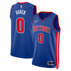 Nike Jalen Duren Detroit Pistons Unisex Swingman Jersey Icon Editi- Blue