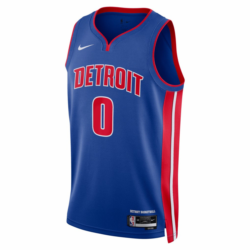 Nike Jalen Duren Detroit Pistons Unisex Swingman Jersey Icon Editi- Blue