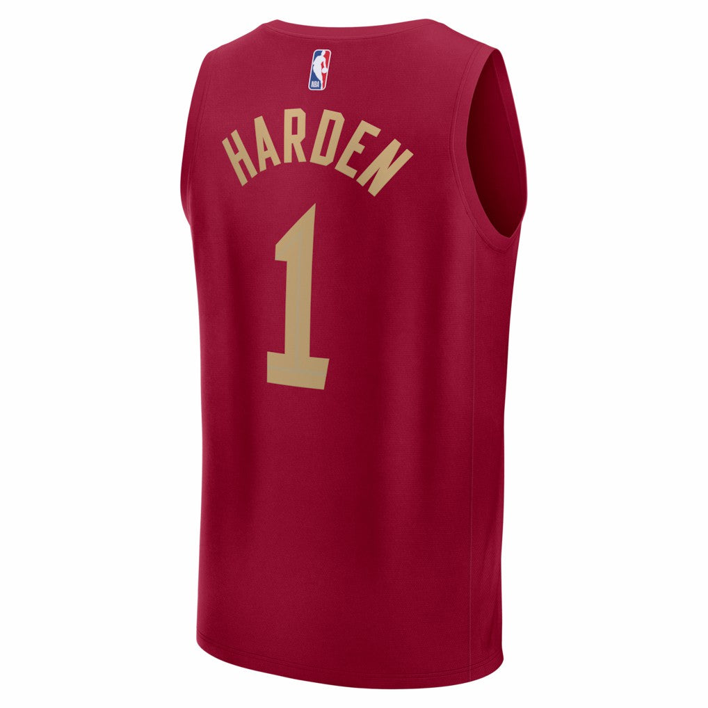 Fanatics James Harden Cleveland Cavaliers Fast Break Replica Jersey Icon Editi- Wine