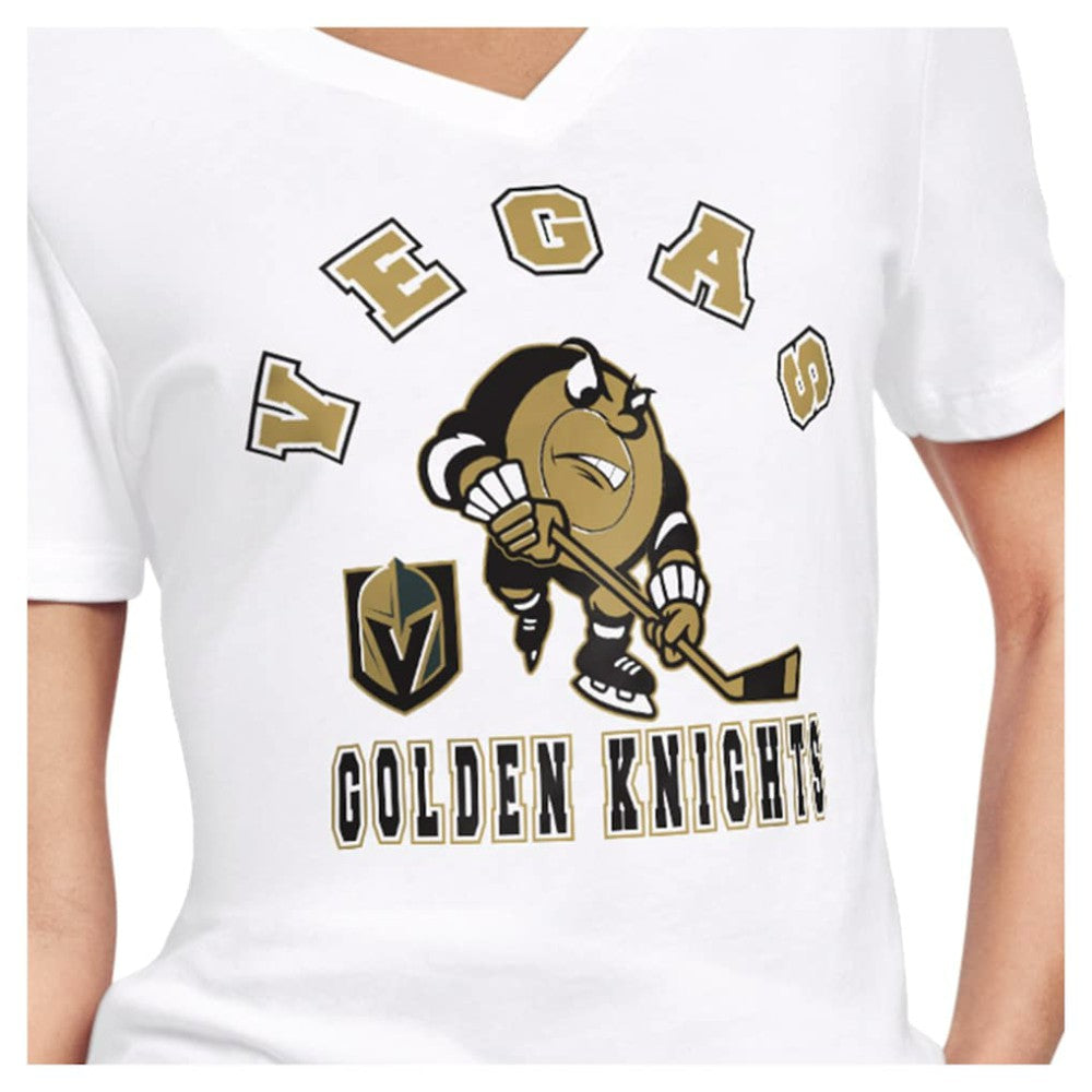 Vegas Golden Knights Starter Women's Tough Puck T-Shirt - White | NHL sale